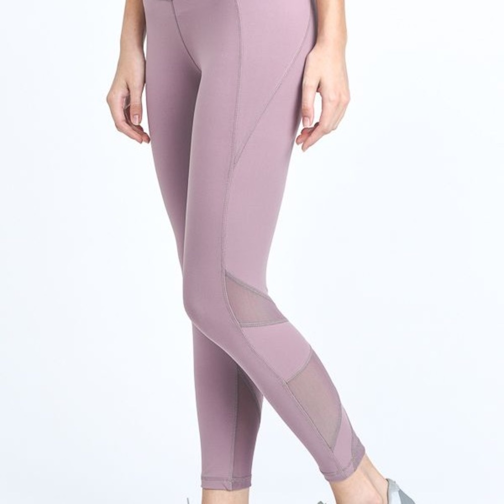 NWT Mauve Athletic Leggings - Picture 3 of 4